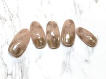 ミンクスタイル 浜松町店/ベージュニュアンス×ミラー