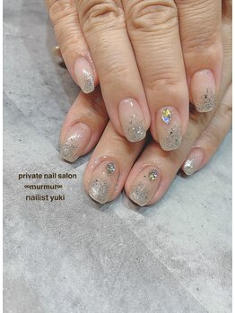 プライベート ネイルサロン マーマ(murmur)/ラメグラデーション