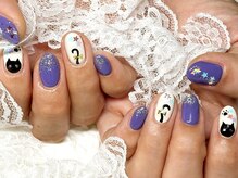 スーン(S∞N)/ハロウィン★猫ネイル