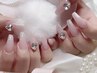 【スカルプ/長さ出し★】マグネットネイルorミラーネイル　13,200円