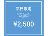 平日限定クーポン初回限定40分照射　￥6,980→￥2,500