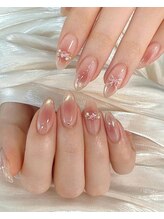 ヘブン ネイル 鶯谷(HEAVEN Nail)/上品で優しいデザイン