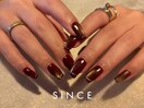 ボルドーマグネットネイル
