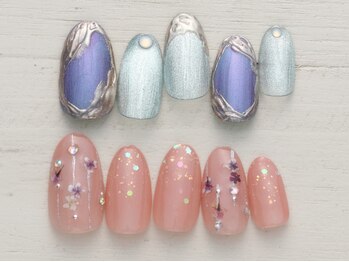 ネイルミックス イオンモール水戸内原店(Nail Mix)の写真/【5990円★トレンドコース(60分)】周りと差がつく最旬ネイル!毎月更新デザイン9種類（新作4/1~）/水戸内原