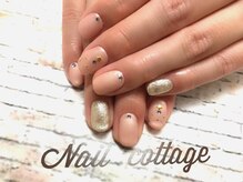 ネイルコテージ(Nail cottage)/クリスマス風ネイル