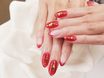 キープ ネイルサロン(KEEP)/レッドネイル♪