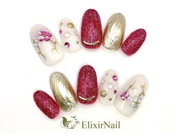 エリクサーネイル 五反田(Elixir Nail)/定額c やり放題/クーポン使用