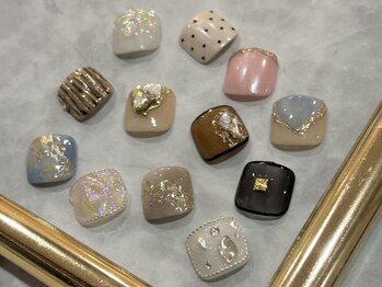 ルナ(LUNA)の写真/【京都河原町すぐ】フットも豊富にご用意☆足元を華やかに彩るデザインで周りと差をつけてお洒落を満喫♪