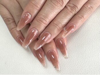 レーヴ(REVE)の写真/360度どこから見ても美しいフォルムにこだわりアリ◎チップをつかった長さ出しで理想の美爪に♪