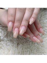 シンプル自爪ふうネイル