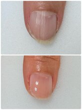 自爪育成プライベートサロン　Reginanail【レジーナネイル】/ネイルケアでちゅるるん指先♪