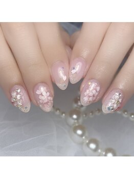 モモ(Momo)/桜ネイル