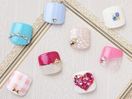 春フットネイル