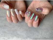 エンジェリック カラーズ(Angelic colors)/サテン　ニュアンスネイル☆