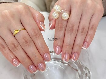 ルレーブ(LE REVE)/ミラーフレンチネイル