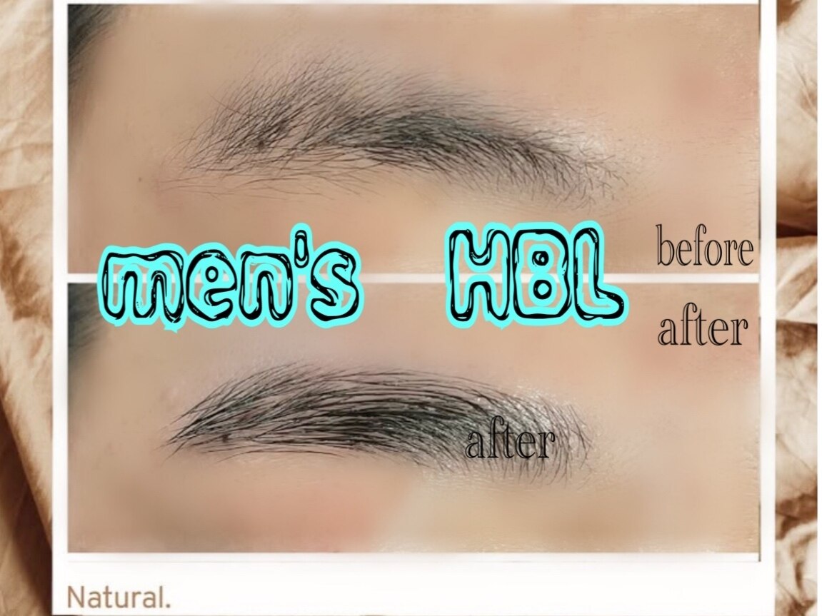 まゆげページ LASH LIFT 根元立ち上げて、横から見ると少しカール感も