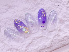 キラキラ花火ネイル☆