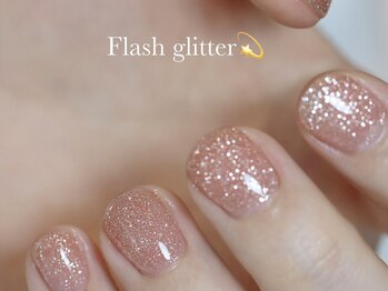 ネイルズ バイ ユイ 外苑前(Nails by Yui)/自爪育成フラッシュワンカラー