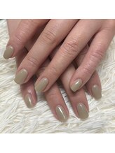 パラスパガーデン センダイ アングゥ(para spa GARDEN sendai ungu)/◇ワンカラーネイル・グリーン
