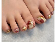 ネイルアンドアイラッシュスタジオ シュシュ(chouchou)/フットネイル・ニュアンス
