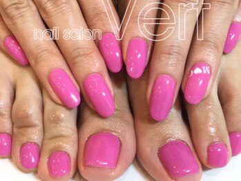 ネイルサロン べルフ(nail salon Verf)/オリジナルピンクネイル