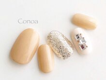 コノア(conoa)/スクエアビジューネイル