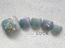 ネイルアトリエルカ(nail atelier LUCA)/M-309 シェル×ヒトデで夏フット