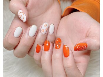 シェリエ(Cherie)/アシメ/らくがきネイル