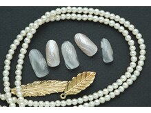 ネイルサロンアンドスクール ミュー(Nail Salon & school mieux)/大人シンプルネイル