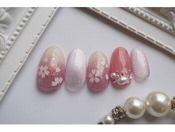 ネイルサロン マリング(Nail Salon Maring)/☆桜×マグネット☆