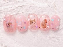 ネイルメゾン 渋谷店(NAIL MAISON)/キラキラネコネイル¥7800