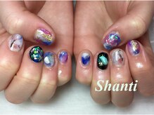 シャンティ ネイルサロン(Shanti nail salon)/夏個性派天然石ニュアンスネイル