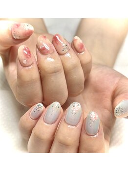 シエルズビューティー(ciel's beauty)/桃ネイル