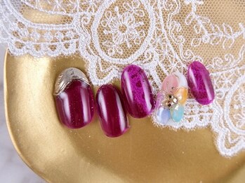 ショコ アンド ラム(Syoko&Lum)/☆透けカラー×お花☆