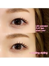 アイヨンマルゴ(EYE405)/LEDエクステ☆ブラウン