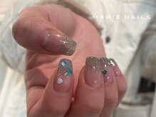 マリーネイルズ 表参道店(MARIE NAILS)/ ¥8000 ハート　0314a