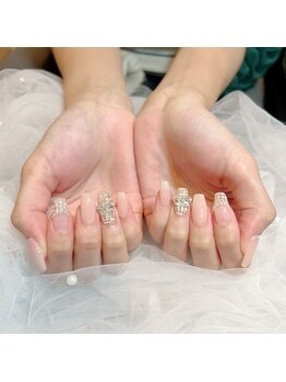 ダリア 西大寺本店(DAHLIA)/ツイードネイル