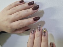 イビズ 新宿店(eviz)/ちぐはぐネイル