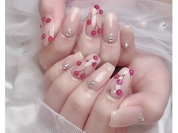 さくらんぼネイル