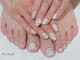 ネイルサロンスクール ビュートバタフライ 町田店(BEAUT BUTTERFLY)の写真/シンプルながらも上品で華やかな仕上がりに。相模大野・町田エリアで長く愛されている正統派の老舗サロン♪