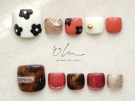 9月フットネイル定額【Autumn】