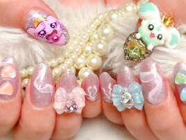 お客様オーダーガーリー痛ネイル