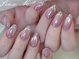 ちゅるん透明感ネイル