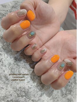 プライベート ネイルサロン マーマ(murmur)/リーフネイル