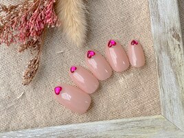 ハートストーンネイル