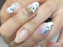 リング×ヒョウ柄