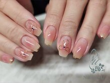 ネイルプラスユウ(NAIL+U)/りぼんチークネイル