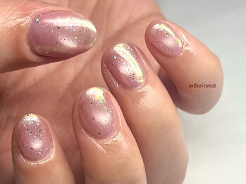 桜色うるうるマグネット+ラメ