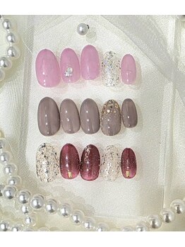 ショートネイルデザインが豊富