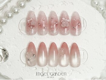 エンジェルガーデン 青山店(Angelgarden)/春薔薇マグネットネイル